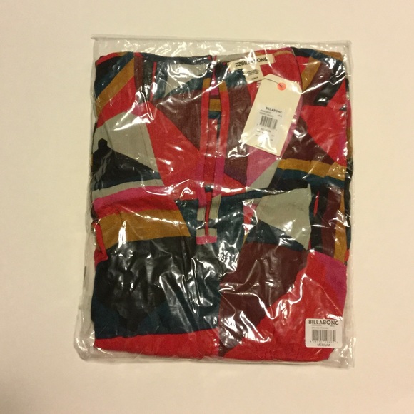 Billabong Seeing Tricks Printed Jumpsuit - M - Picture 2 of 6